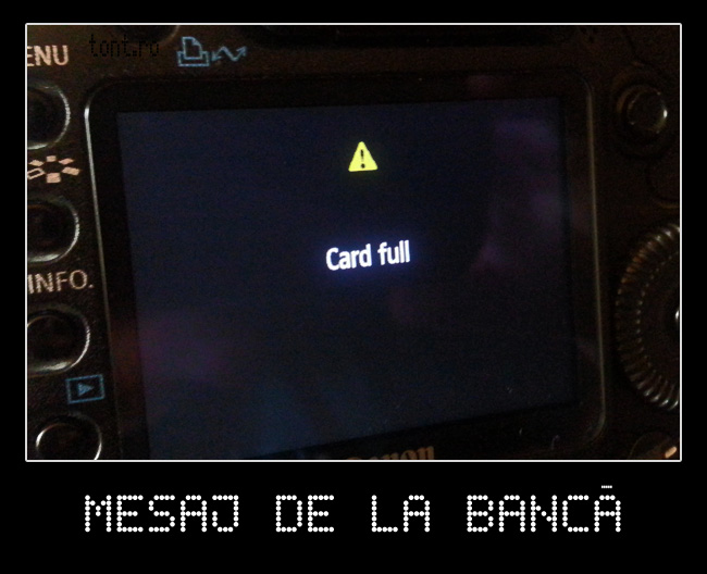 Mesaj de la banca